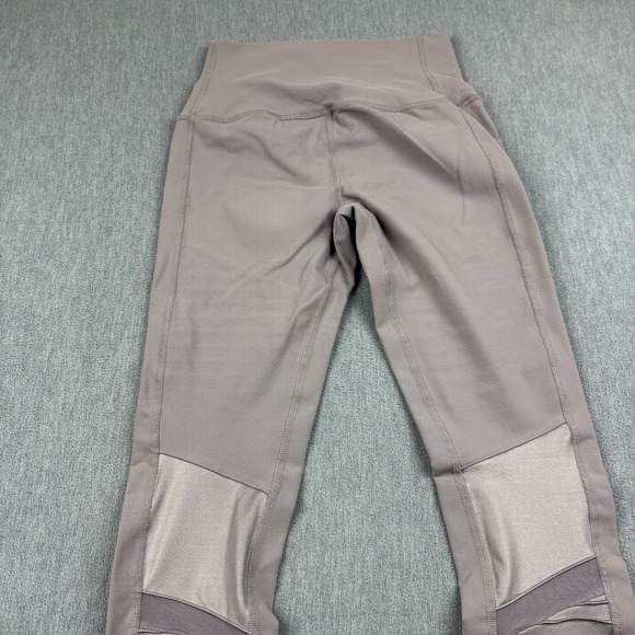 Alo Yoga Leggings Womens Small Purple Moto Ribbed 28" High-Waist Running Active - Picture 11 of 13